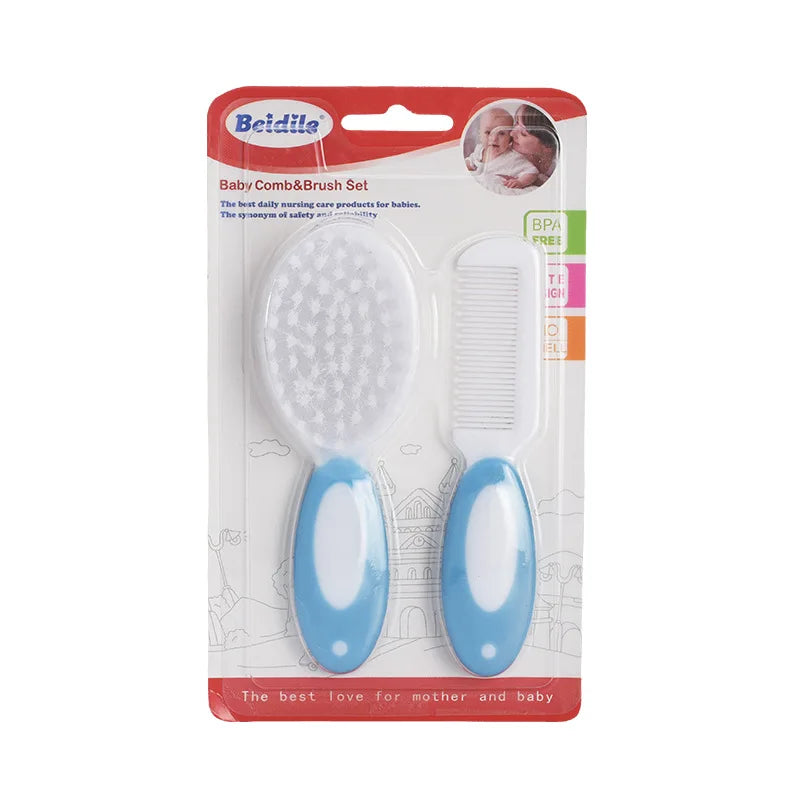 Set Pettine e Spazzola per Bambini con Setole Morbide