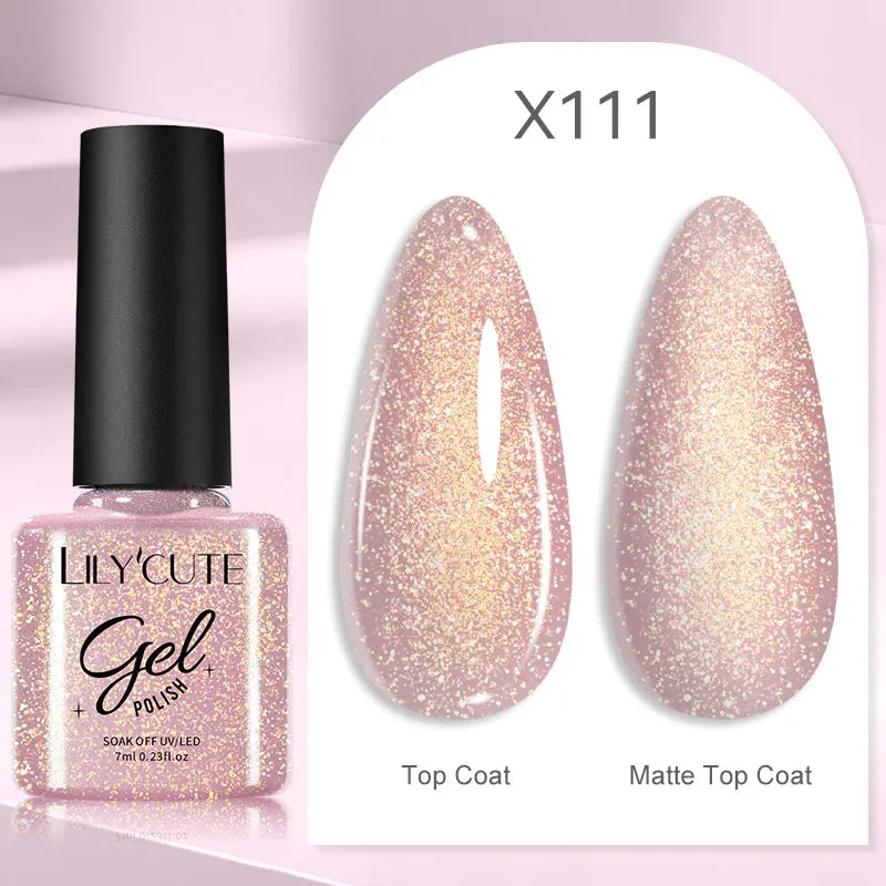 Smalto Gel Semi-Permanente LILYCUTE – 150+ Colori, UV/LED, Lunga Durata 30 Giorni