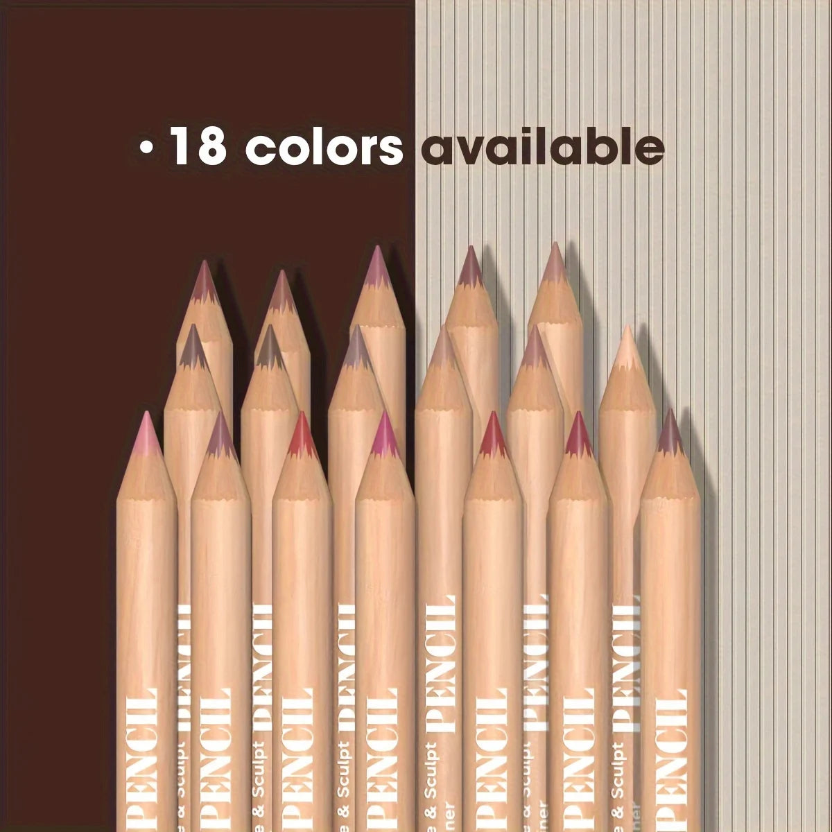 Set 6 Matite Labbra Opache in Velluto – Impermeabili & Lunga Durata