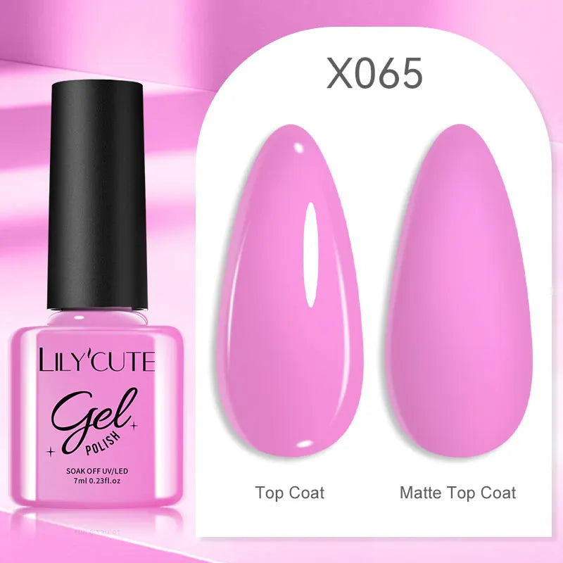 Smalto Gel Semi-Permanente LILYCUTE – 150+ Colori, UV/LED, Lunga Durata 30 Giorni