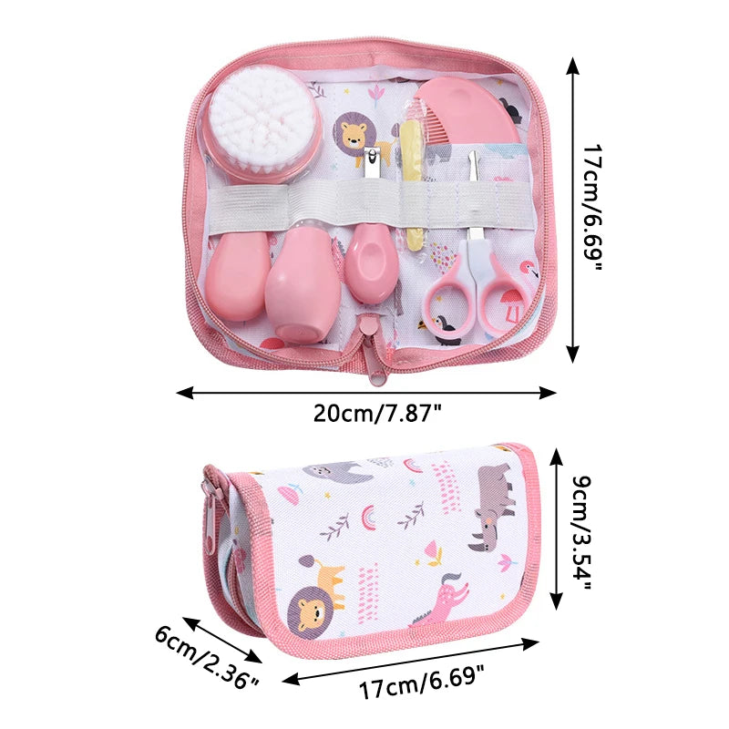 Kit Cura Neonato 6 Pezzi con Sacchetto Regalo