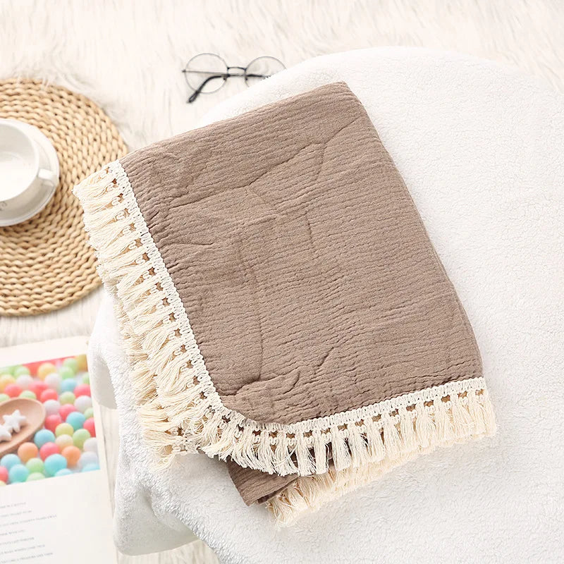 Copertina in Mussola di Cotone per Neonati — 22 Fantasie