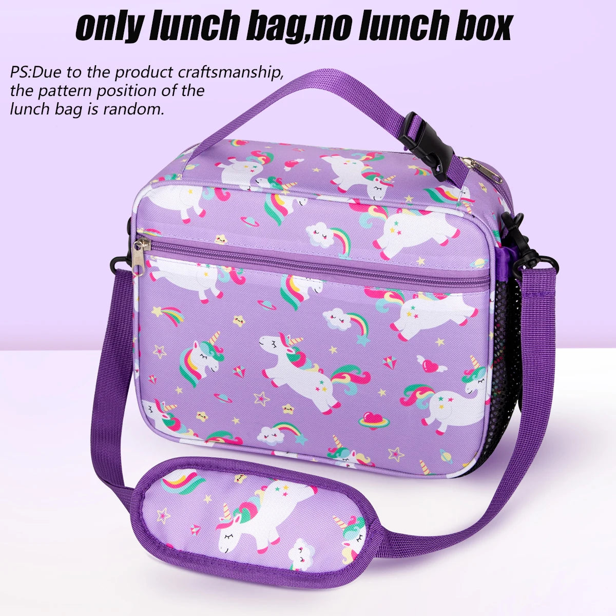 Bento Box per Bambini — Portapranzo 2 Livelli 5 Scomparti, Sicuro per Microonde, A Prova di Perdite