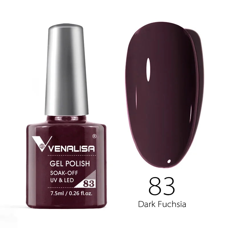 Smalto gel per unghie Venalisa VIP4 SENZA HEMA/TPO Copertura completa Bellissimo smalto semipermanente Soak Off UV LED Gel Smalto per unghie Lacca gel
