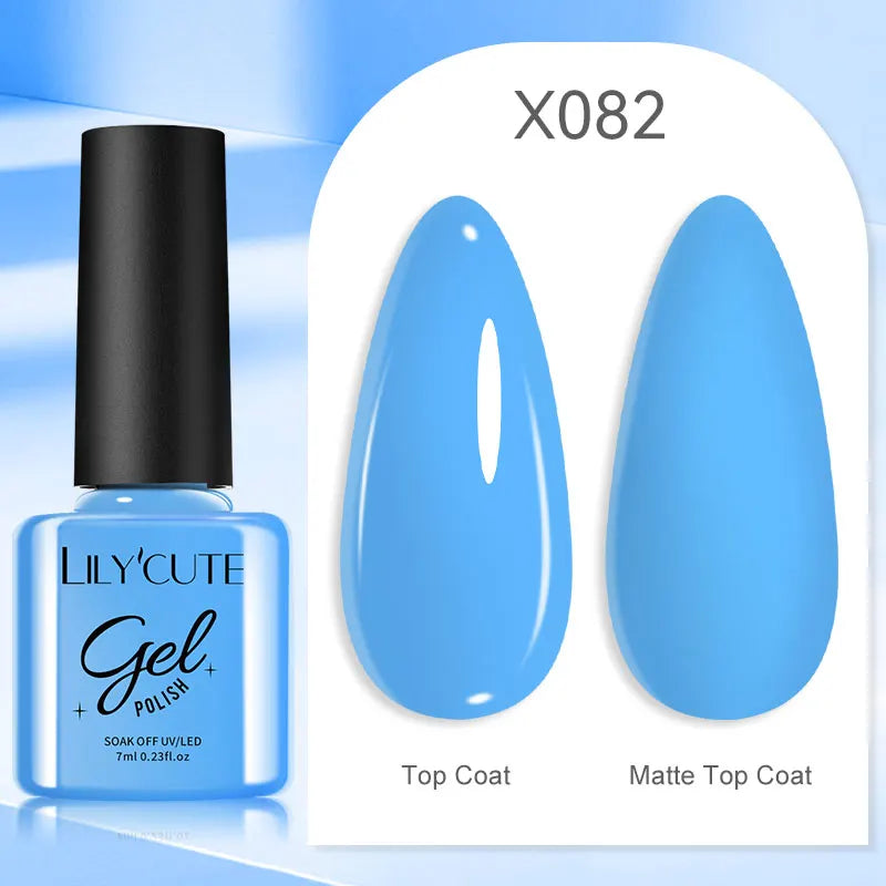 Smalto Gel Semi-Permanente LILYCUTE – 150+ Colori, UV/LED, Lunga Durata 30 Giorni