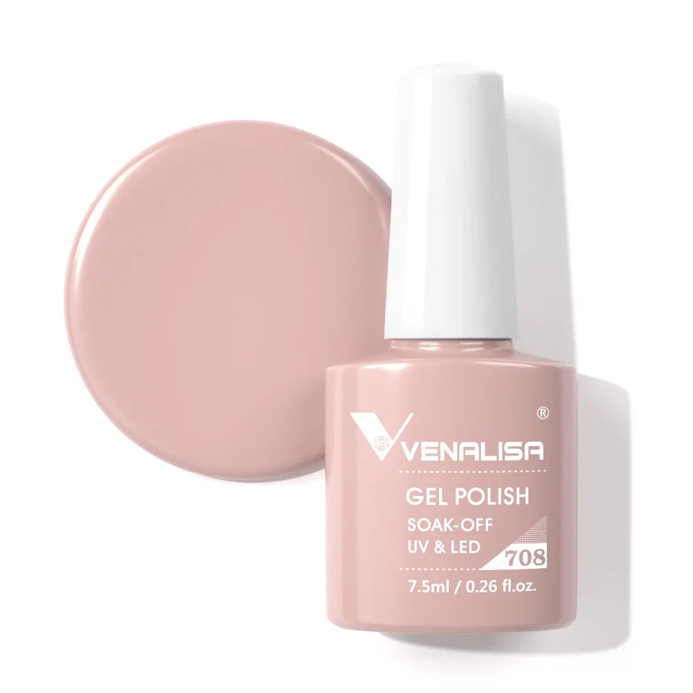 Smalto gel per unghie Venalisa VIP4 SENZA HEMA/TPO Copertura completa Bellissimo smalto semipermanente Soak Off UV LED Gel Smalto per unghie Lacca gel