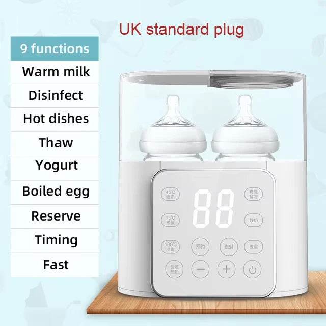 Scaldabiberon Multifunzione Veloce Accessori per bambini Riscaldatore per alimenti Scaldalatte Sterilizzatore con controllo accurato della temperatura