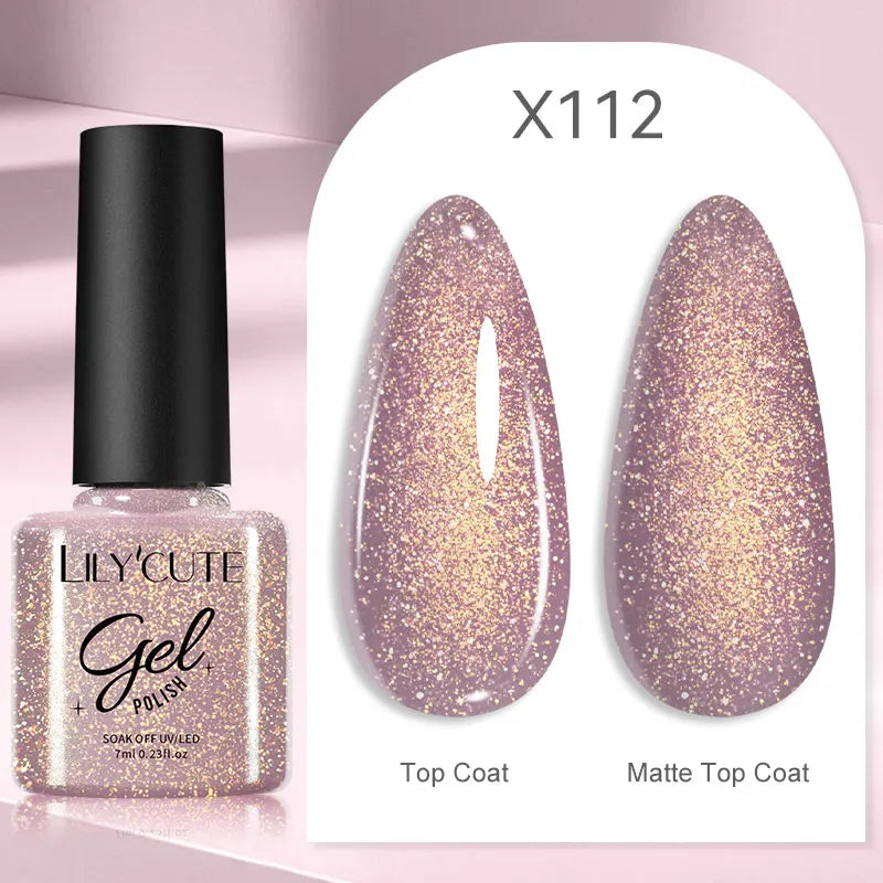 Smalto Gel Semi-Permanente LILYCUTE – 150+ Colori, UV/LED, Lunga Durata 30 Giorni