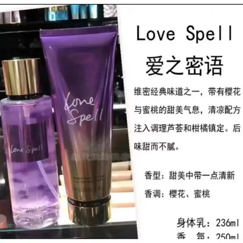 Set Lozione Corpo & Spray Profumato – Idratante con Fragranza Duratura