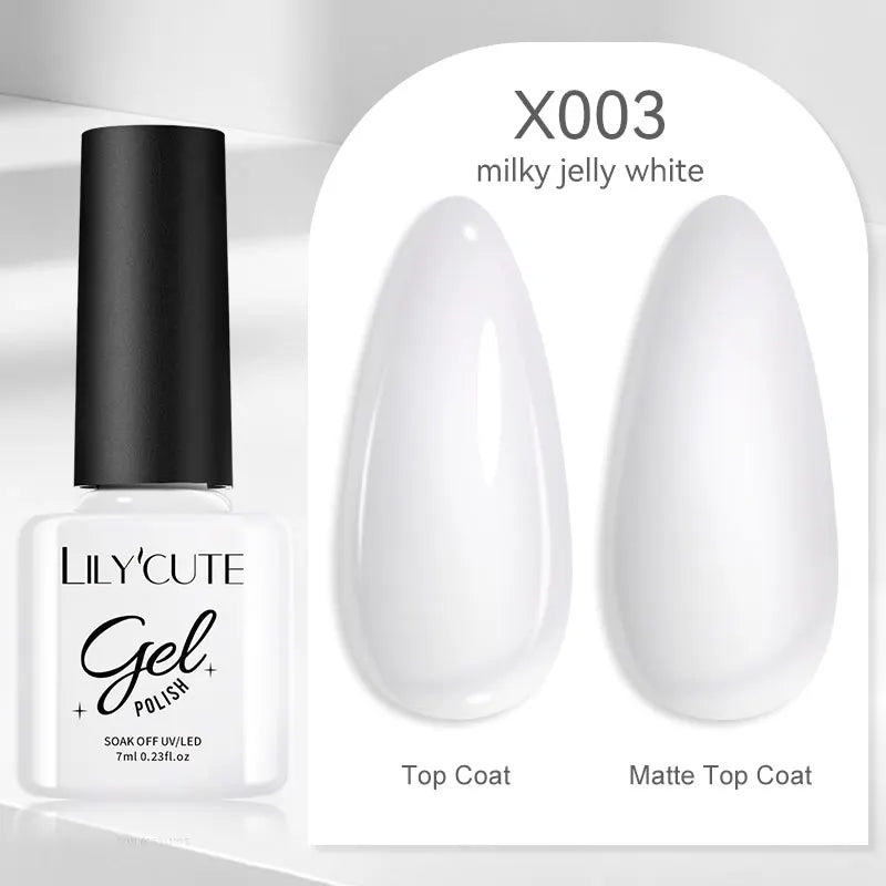 Smalto Gel Semi-Permanente LILYCUTE – 150+ Colori, UV/LED, Lunga Durata 30 Giorni