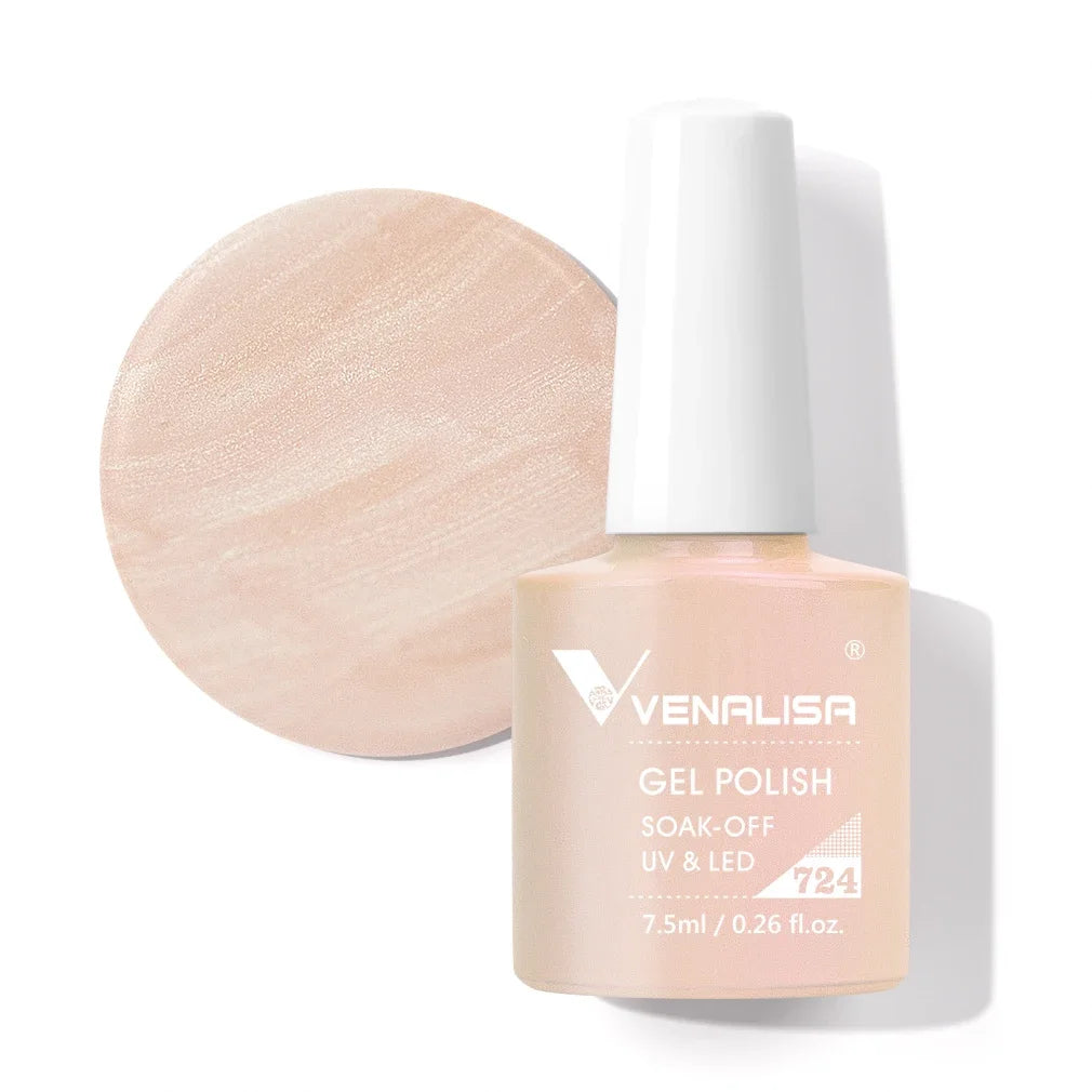 Smalto gel per unghie Venalisa VIP4 SENZA HEMA/TPO Copertura completa Bellissimo smalto semipermanente Soak Off UV LED Gel Smalto per unghie Lacca gel