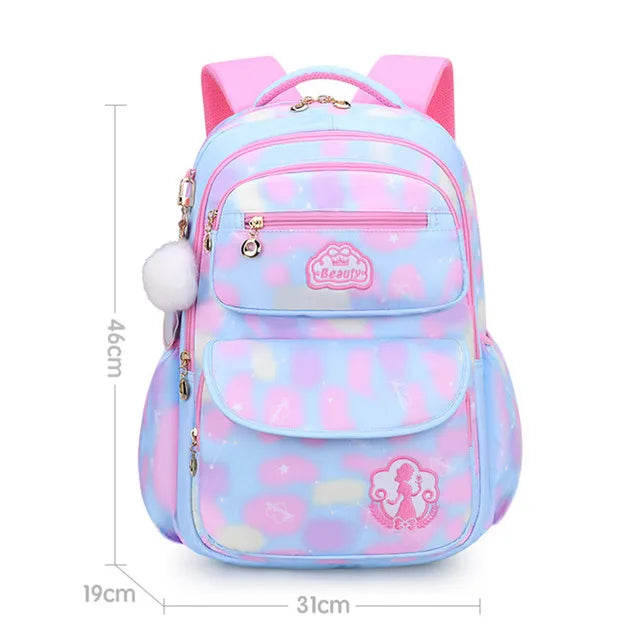 Zaino Scolastico per Ragazze e Adolescenti in Nylon – 3 Stili, Multi Colori | AyeBeau