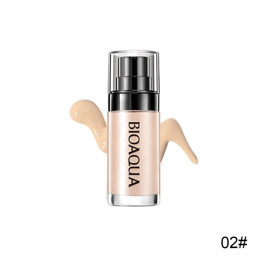 BIOAQUA Fondotinta Liquido BB Cream – Correttore Impermeabile, Illuminante & Sbiancante | Lunga Durata