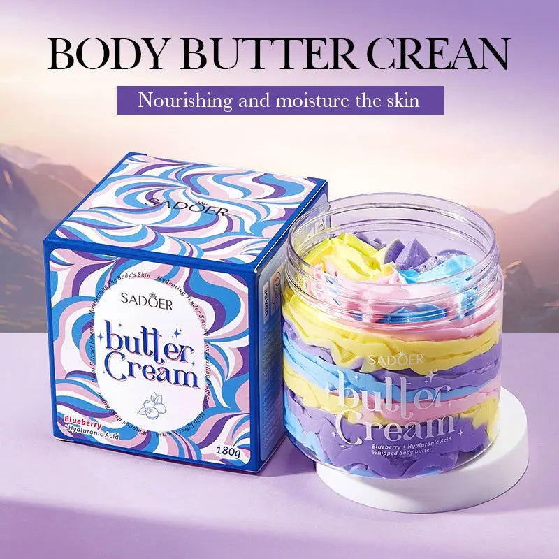 Crema Corpo al Burro con Acido Ialuronico 180g – 4 Fragranze | SADOER