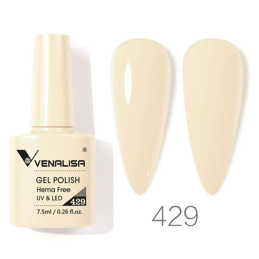 Smalto gel per unghie Venalisa VIP4 SENZA HEMA/TPO Copertura completa Bellissimo smalto semipermanente Soak Off UV LED Gel Smalto per unghie Lacca gel