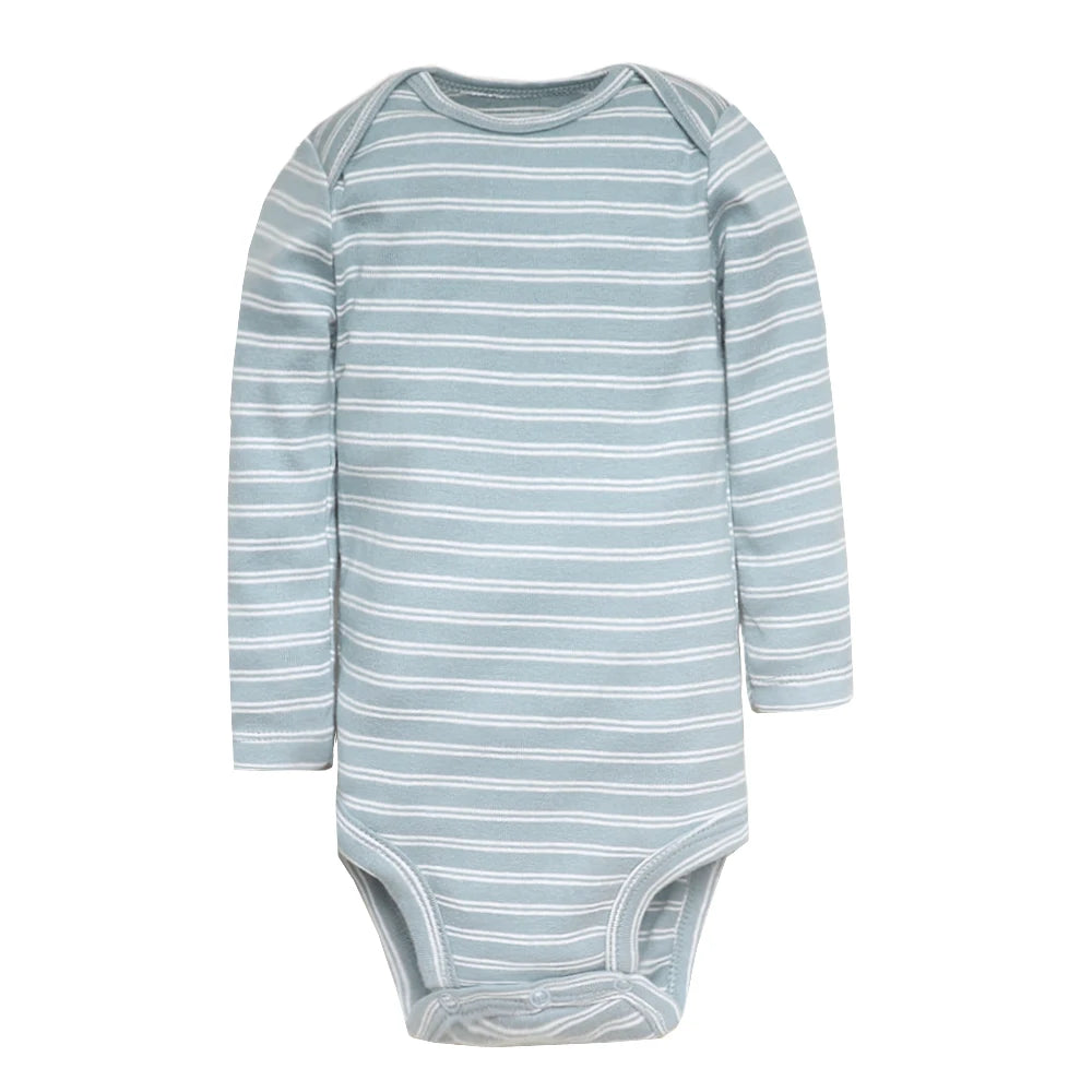Tute per neonato 5 pezzi Set di vestiti per neonato Abbigliamento per bambina per bambino 100% cotone morbido per neonato Nuove tute per neonato in cartone animato