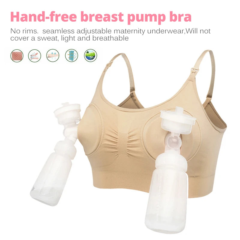 Reggiseno Premaman Hands-Free per Tiralatte e Allattamento