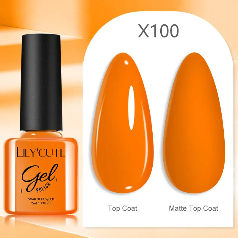 Smalto Gel Semi-Permanente LILYCUTE – 150+ Colori, UV/LED, Lunga Durata 30 Giorni