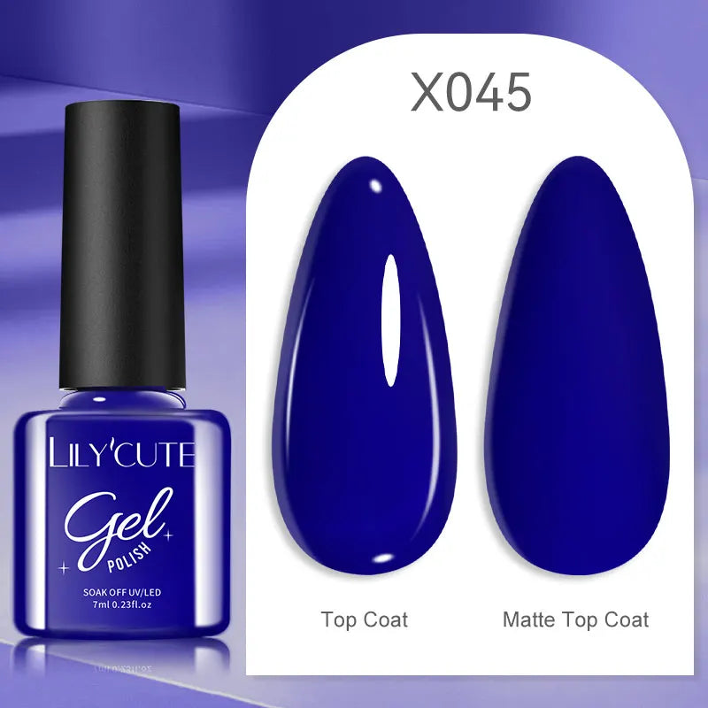Smalto Gel Semi-Permanente LILYCUTE – 150+ Colori, UV/LED, Lunga Durata 30 Giorni