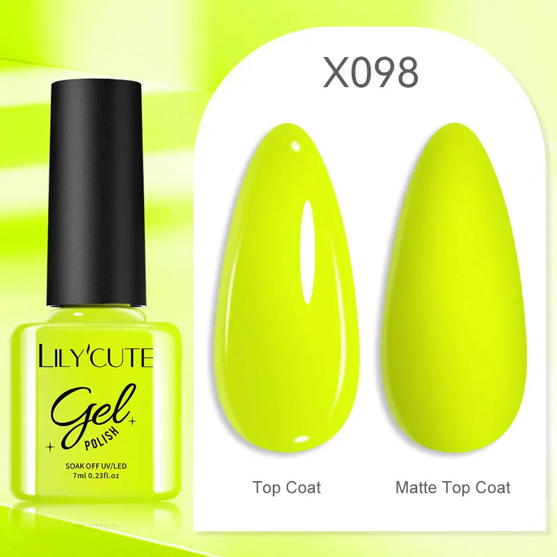 Smalto Gel Semi-Permanente LILYCUTE – 150+ Colori, UV/LED, Lunga Durata 30 Giorni