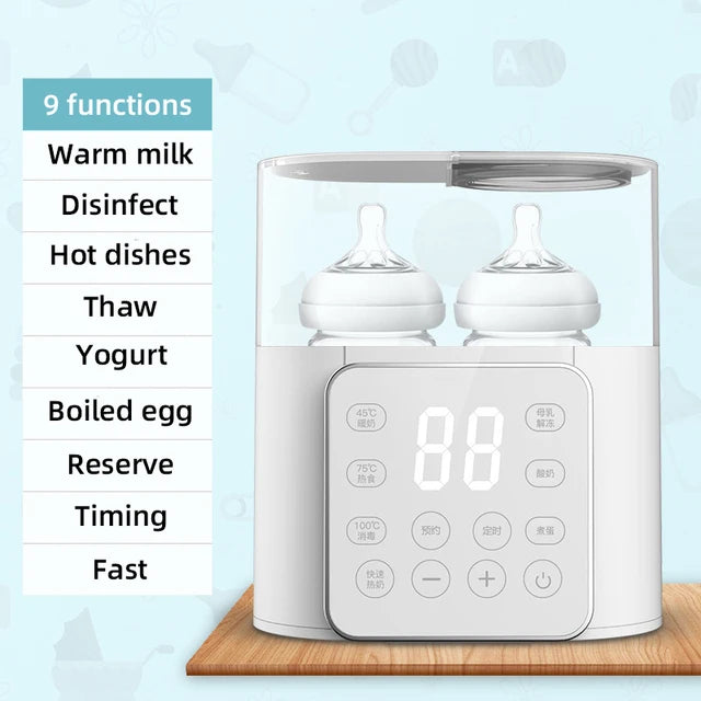 Scaldabiberon Multifunzione Veloce Accessori per bambini Riscaldatore per alimenti Scaldalatte Sterilizzatore con controllo accurato della temperatura