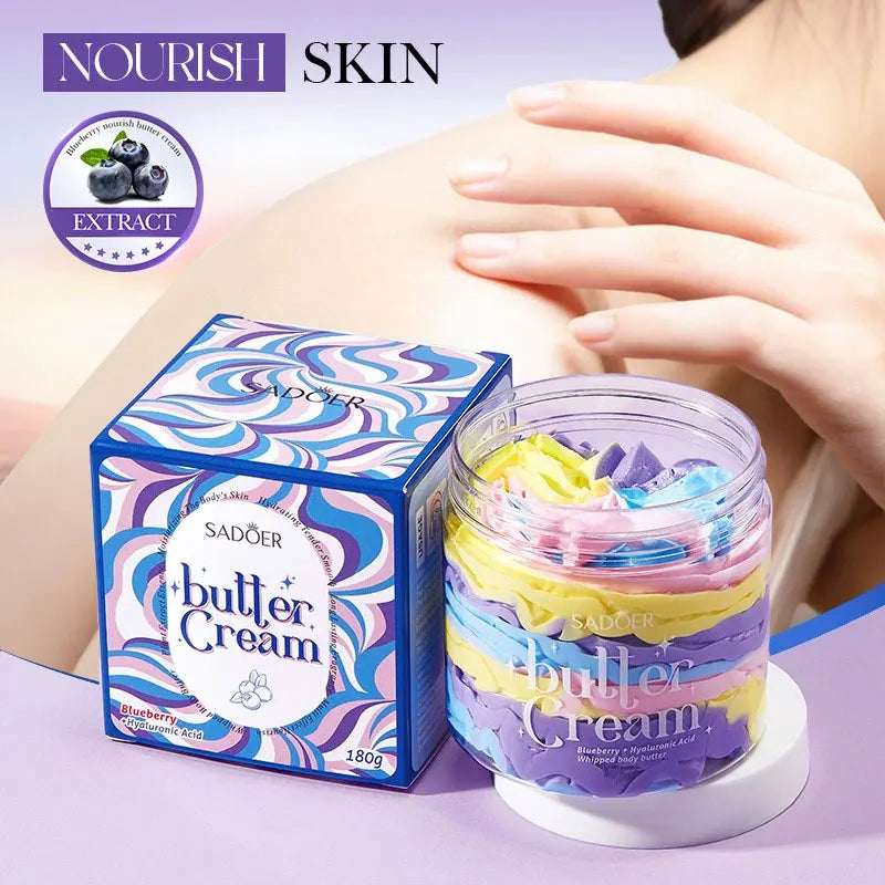 Crema Corpo al Burro con Acido Ialuronico 180g – 4 Fragranze | SADOER