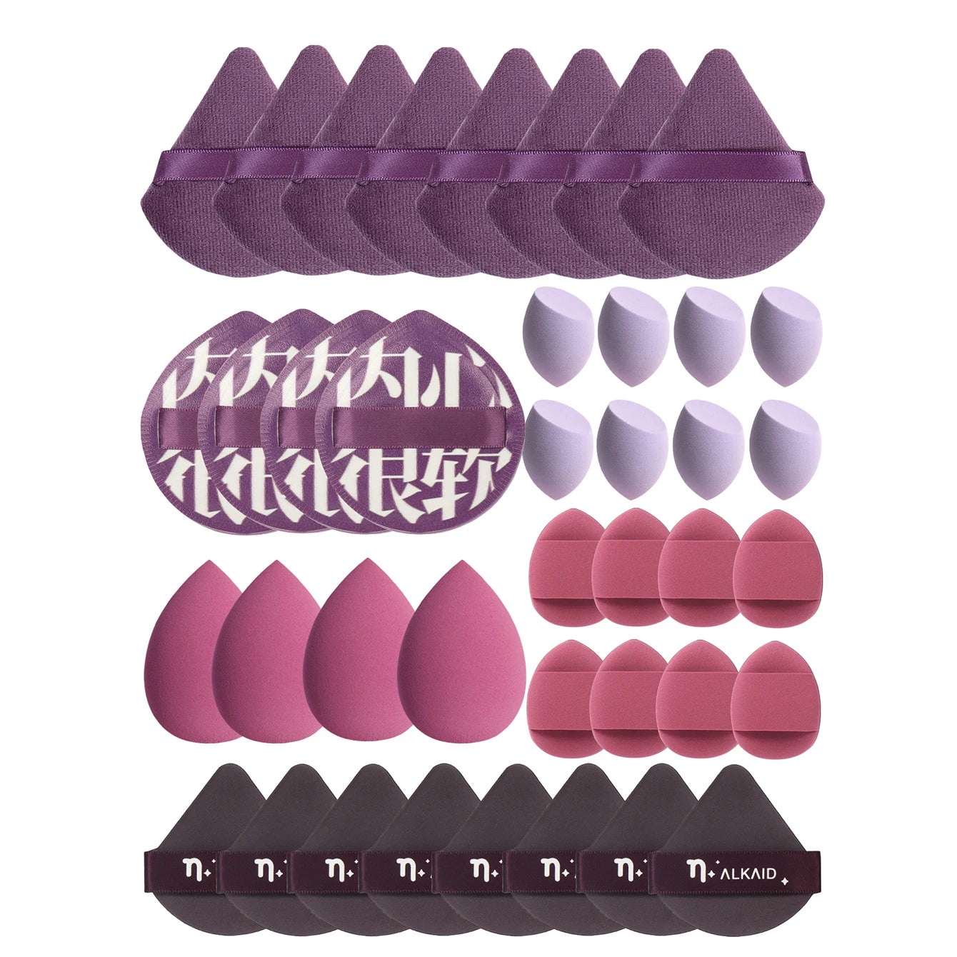 Tamponi per Trucco in Poliuretano 12cm – Set da 10 a 60 Pezzi, BB Cream e Fondotinta