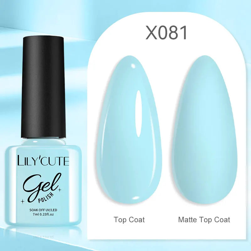 Smalto Gel Semi-Permanente LILYCUTE – 150+ Colori, UV/LED, Lunga Durata 30 Giorni
