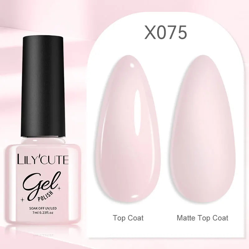 Smalto Gel Semi-Permanente LILYCUTE – 150+ Colori, UV/LED, Lunga Durata 30 Giorni