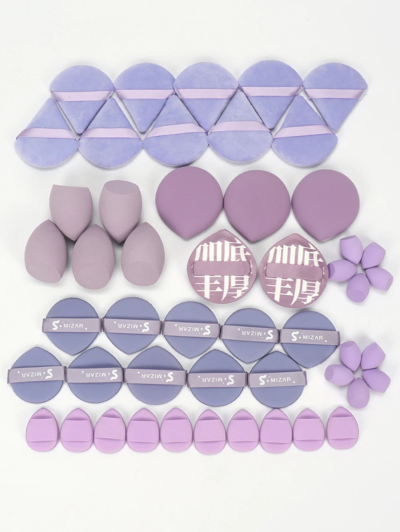 Tamponi per Trucco in Poliuretano 12cm – Set da 10 a 60 Pezzi, BB Cream e Fondotinta