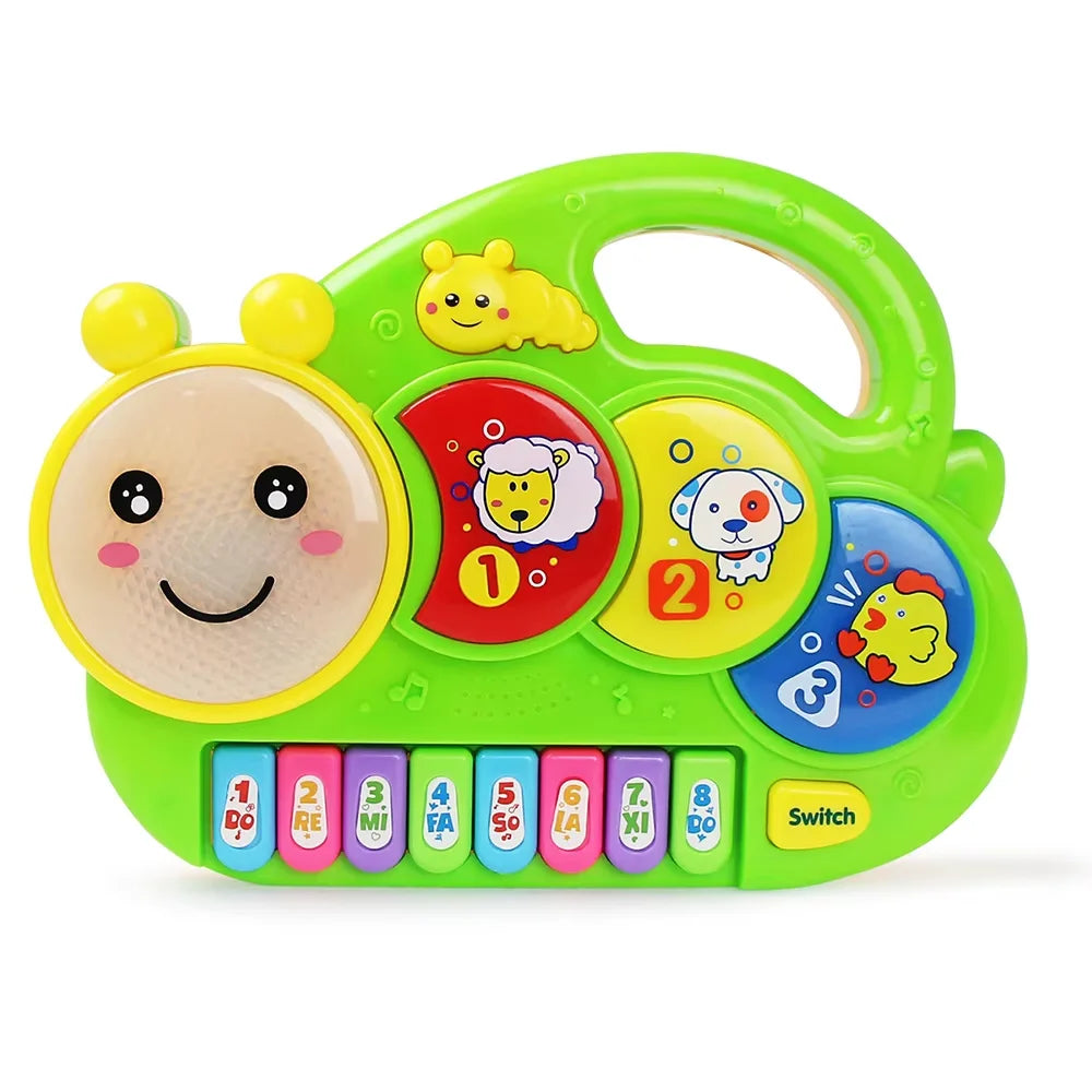 Tastiera Musicale per Bambini con Suoni di Animali e Luci — 3-6 Anni