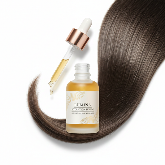 Siero capelli in flacone elegante con contagocce