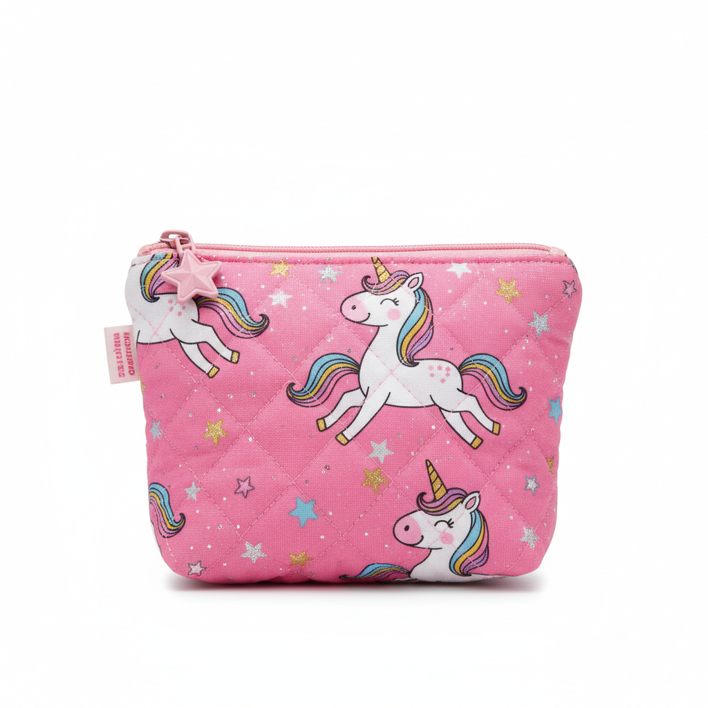 Beauty bag unicorno per bambine