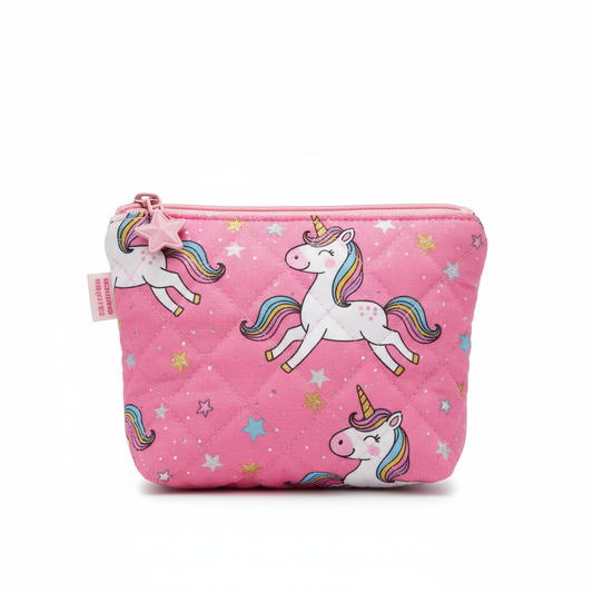 Beauty bag unicorno per bambine